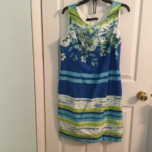 Chetta- Blue/Green Dress
